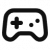 Pictogram van een gamecontroller voor de categorie ‘Gaming’