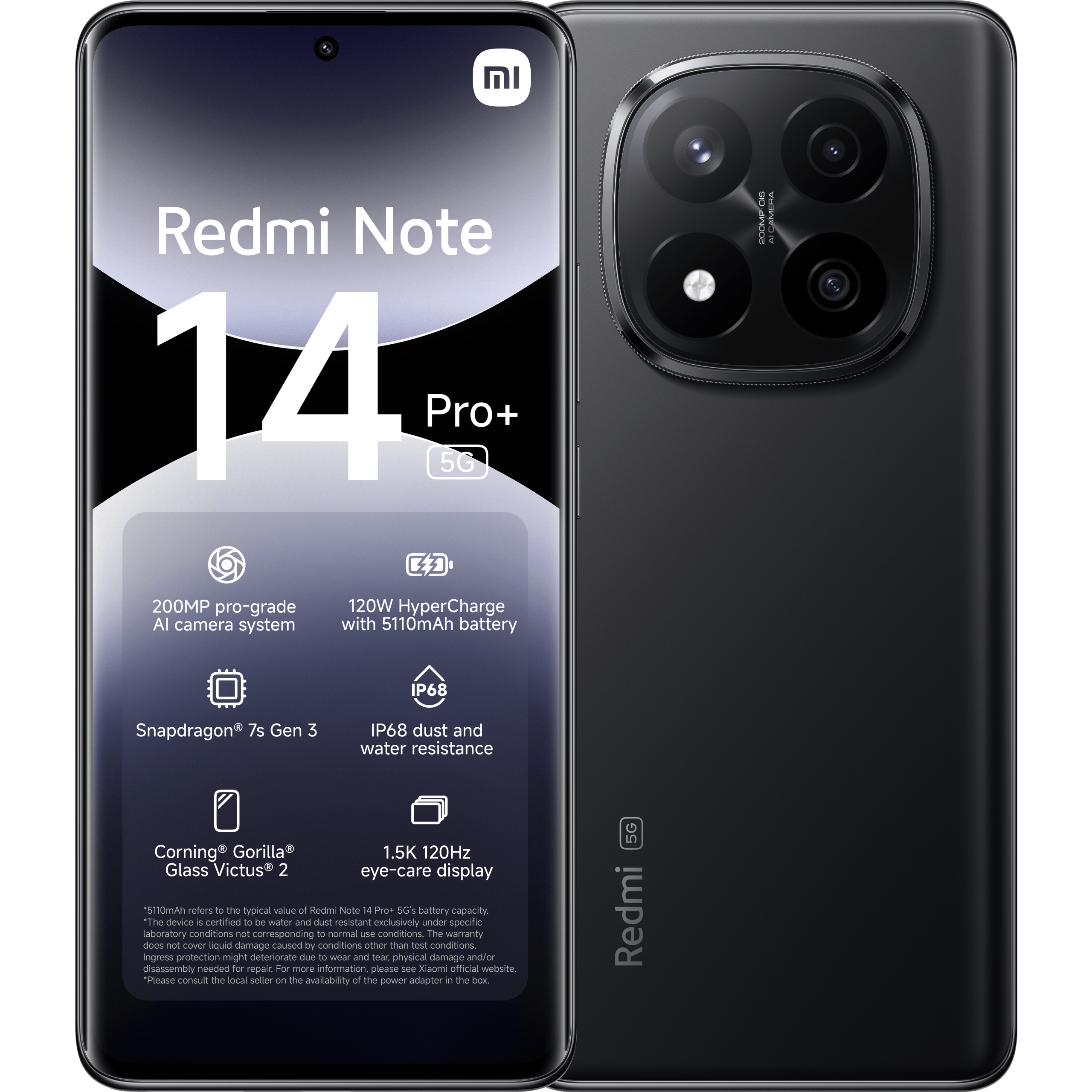 Xiaomi Redmi Note 14 Pro+ 5G 512GB Black
