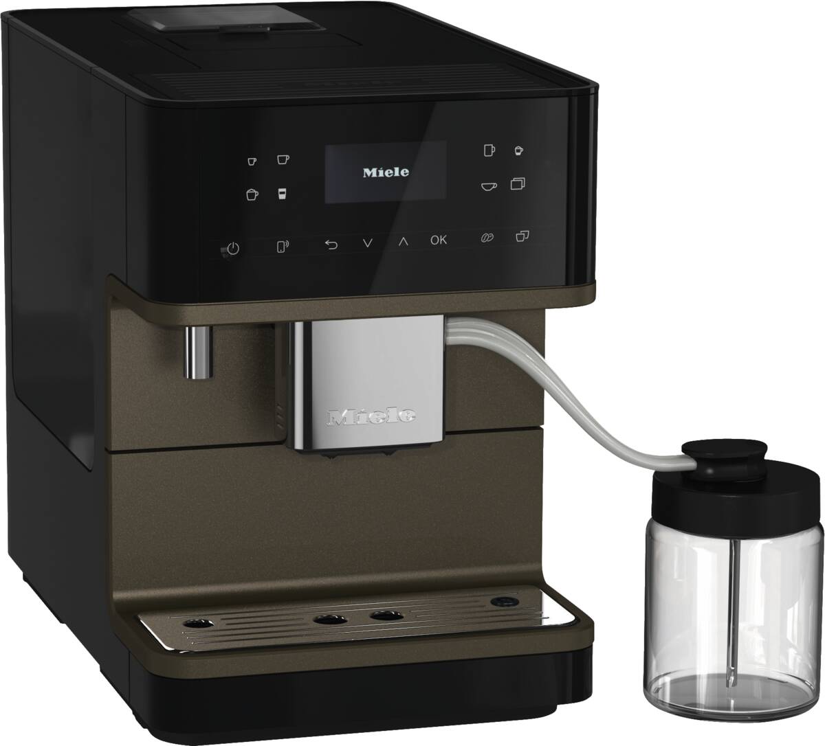 Miele CM 6360 obsidian black BronzePearlfinish