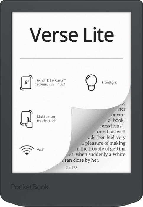Pocketbook Pocketbook Verse Lite Midnight Grey