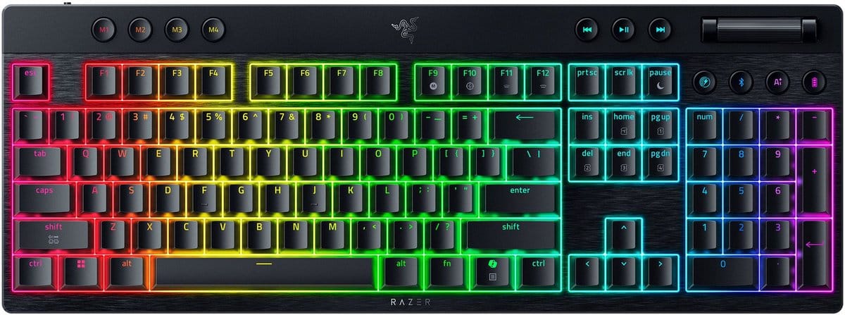 Razer BlackWidow V4 HyperSpeed Gaming Keyboard Green Switch
