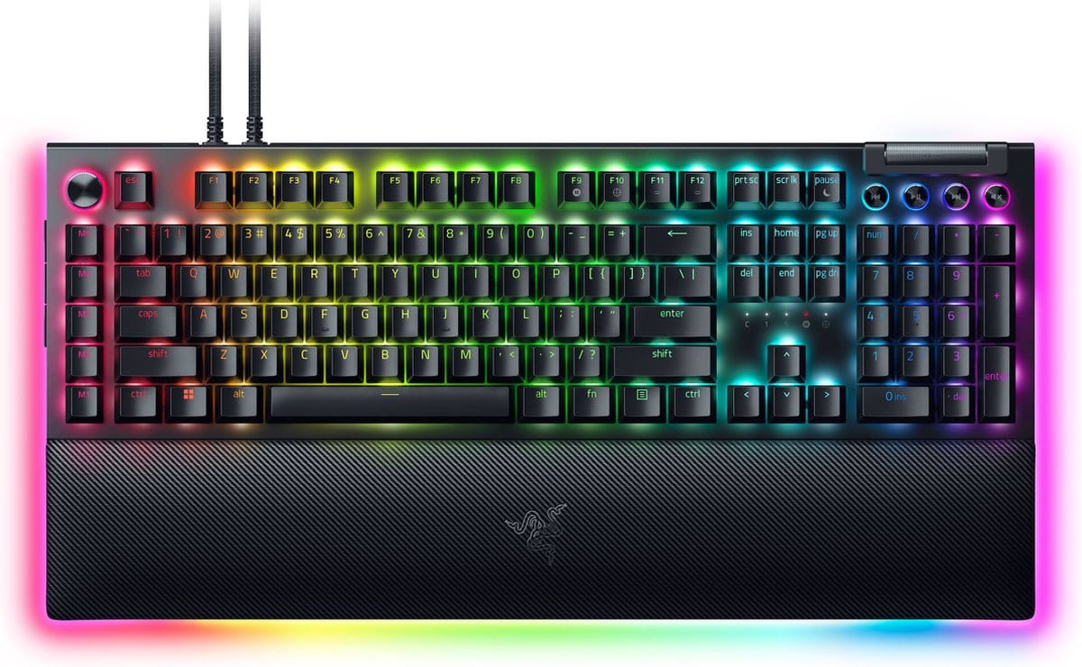 Razer BlackWidow V4 Pro Mechanical Keyboard Green Switch